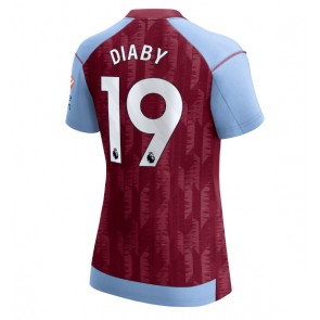 Aston Villa Moussa Diaby #19 Hemmatröja Kvinnor 2023-24 Kortärmad